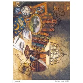 Model 2221 DreamArt Pirinç Dekopaj Kağıdı