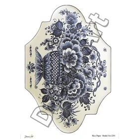 Model 2291 DreamArt Pirinç Dekopaj Kağıdı