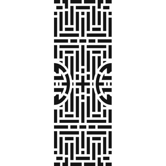 Geometrik Desen Stencil EHBR19 10x25cm