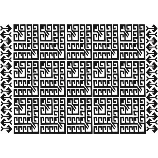 Kilim Desen Stencil EHKM06 21x30cm