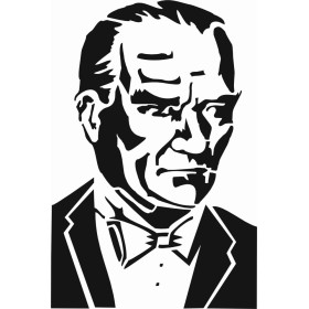 Atatürk Desen Stencil EHTY03 21x30cm