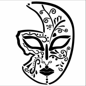 Maske Desen Stencil EHYB23 21x30cm