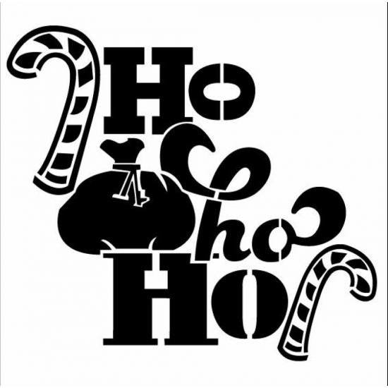 HoHoHo Desen Stencil EHYB30 20x20cm