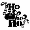 HoHoHo Desen Stencil EHYB30 20x20cm