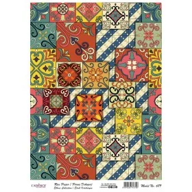 Model 689 Geleneksel Serisi Cadence Pirinç Dekopaj Kağıdı 30x42cm.