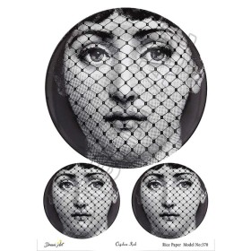 Model 370 DreamArt Fornasetti Pirinç Dekopaj Kağıdı