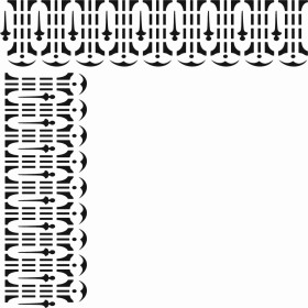 Köşe Bordür Model D877 15x20 D Serisi Stencil