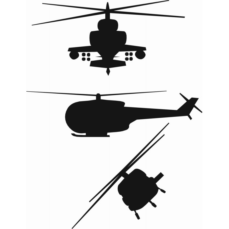 Helikopter Model D1050 15x20 D Serisi Stencil