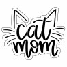 Cat Mom Desen Siluet Stencil EHY24