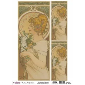 Model AN008 Deluxe Art Collection Pirinç Dekopaj 60x84cm