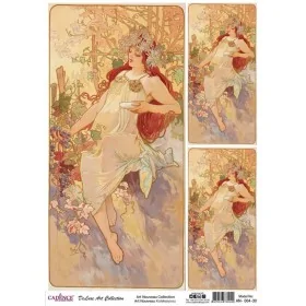 Model AN004 Deluxe Art Collection Pirinç Dekopaj 60x84cm