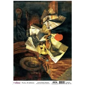 Model AB007 Deluxe Art Collection Pirinç Dekopaj 60x84cm