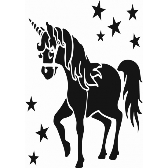 Unicorn Desen Stencil EHH55 21x30cm