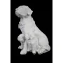 HYK702 Çift Yavrulu Köpek Ham Polyester Obje HYK702 Çift Yavrulu Köpek Ham Polyester Obje