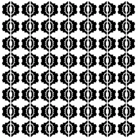 Geometrik Desen Stencil EHDD06 45x45cm