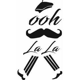 Ooh La La Desen Stencil EHY14 25x35cm