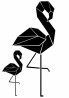 Flamingo Desen Stencil EHVH25 25x35cm