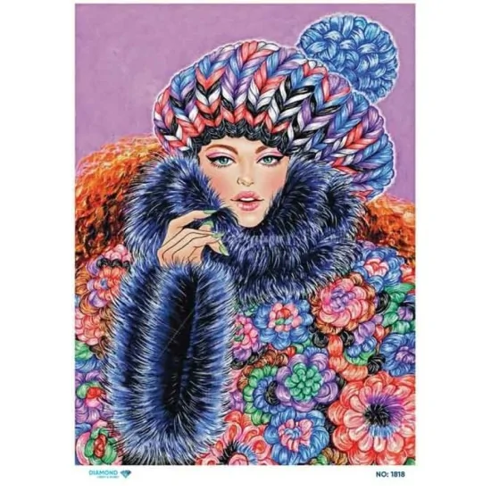 1818 Diamond Pirinç Dekopaj Kağıdı 30x42cm 1818 Diamond Pirinç Dekopaj Kağıdı 30x42cm