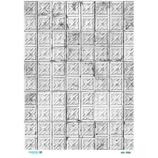 1920 Diamond Pirinç Dekopaj Kağıdı 30x42cm 1920 Diamond Pirinç Dekopaj Kağıdı 30x42cm