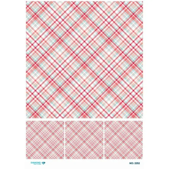 2252 Diamond Pirinç Dekopaj Kağıdı 30x42cm 2252 Diamond Pirinç Dekopaj Kağıdı 30x42cm