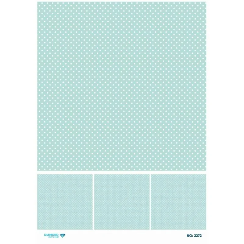 2272 Diamond Pirinç Dekopaj Kağıdı 30x42cm