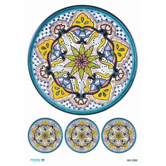 2322 Diamond Pirinç Dekopaj Kağıdı 30x42cm 2322 Diamond Pirinç Dekopaj Kağıdı 30x42cm