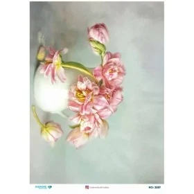 2587 Diamond Pirinç Dekopaj Kağıdı 30x42cm