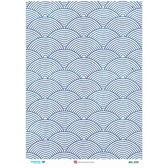 2727 Diamond Pirinç Dekopaj Kağıdı 30x42cm 2727 Diamond Pirinç Dekopaj Kağıdı 30x42cm
