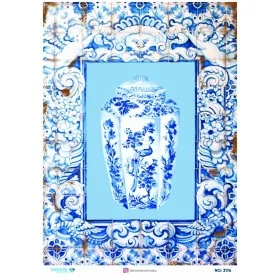 3176 Diamond Pirinç Dekopaj Kağıdı 30x42cm