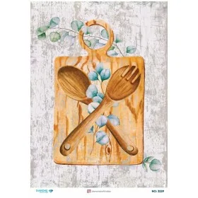 3229 Diamond Pirinç Dekopaj Kağıdı 30x42cm