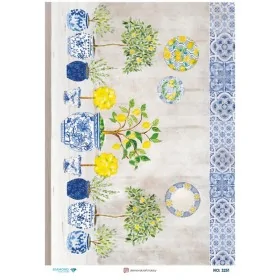 3251 Diamond Pirinç Dekopaj Kağıdı 30x42cm