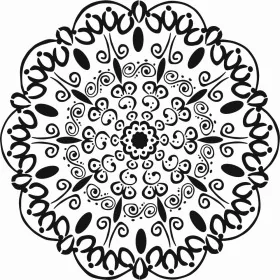 Mandala Desen Stencil EHML10 60x60cm