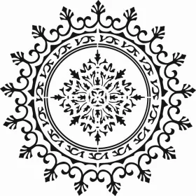 Mandala Desen Stencil EHML12 60x60cm