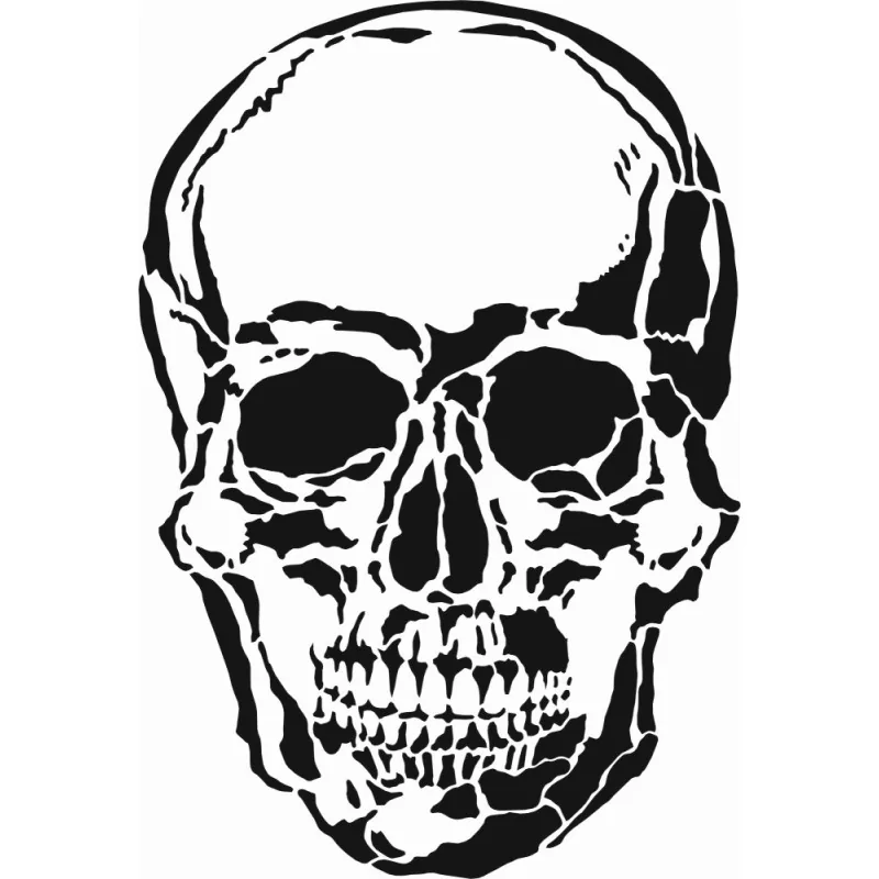 Skull Desen Stencil EHK03 25x35cm