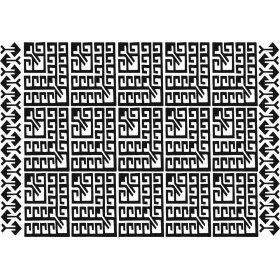 Kilim Desen Stencil EHKM06 25x35cm