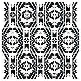 Kilim Desen Stencil EHKM10 40x40cm