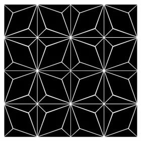 Geometrik Desen Stencil EHGE72 45x45cm