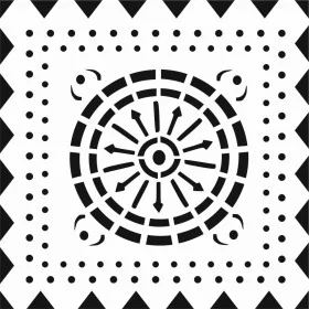 Fayans Desen Stencil EHFY31 40x40cm