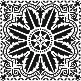 Fayans Desen Stencil EHFY36 60x60cm