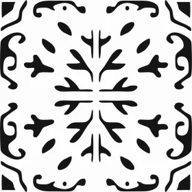 Fayans Desen Stencil EHFY42 60x60cm