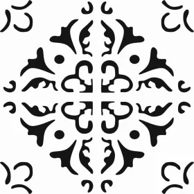 Fayans Desen Stencil EHFY43 60x60cm