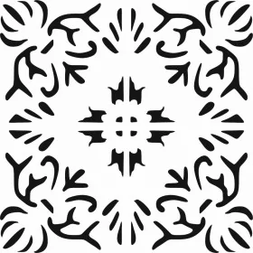Fayans Desen Stencil EHFY45 40x40cm