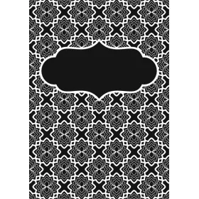 Çiçek Çerçeve Desen Stencil EHÇV01 25x35cm