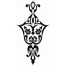 Göbek Desen Stencil EHFL08 21x30cm