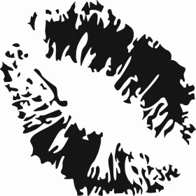 Öpücük Desen Stencil EHMD02 40x40cm