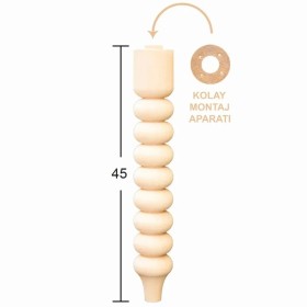 FT12 Ahşap Torna Ayak 45cm
