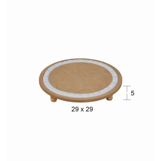 EG35 AYAKLI YUVARLAK SUNUMLUK (BÜYÜK)