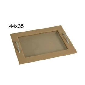 T688 METAL SAPLI CAMLI TEPSİ