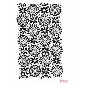 Duvar Dantel Model DS26 Dantel Serisi 25x35 Stencil