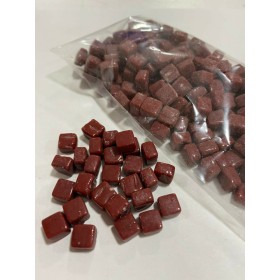 Bordo Cam Mozaik Taş 5x5mm 500 Gram